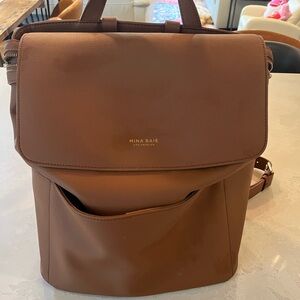 Mina Baie Kinney Vegan Leather Diaper Bag
